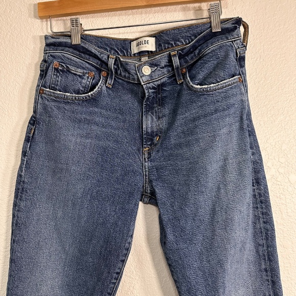 Agolde Toni Mid Rise Straight Jeans 27 - Picture 4 of 8